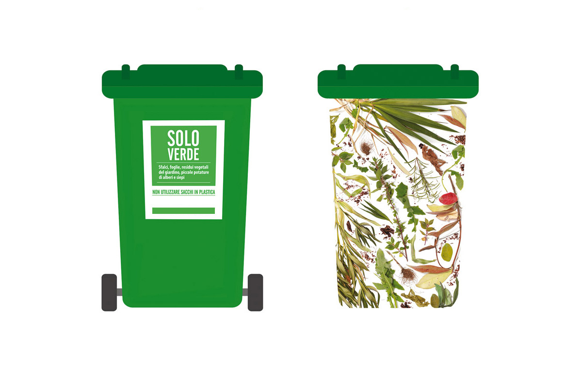 Contenitore raccolta rifiuto verde